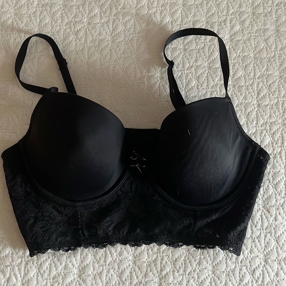 NWOT Black bra 36c